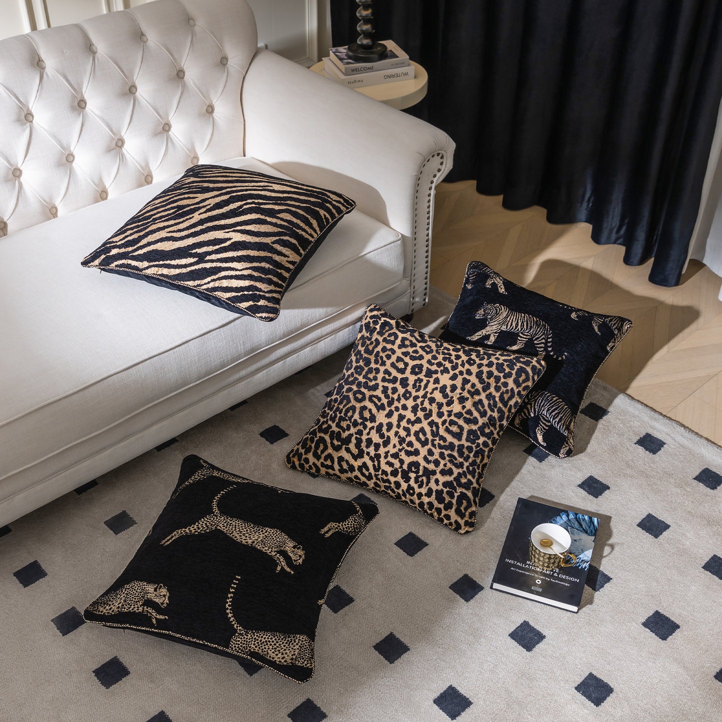 Leopard 20"x 20" Pillow Cover