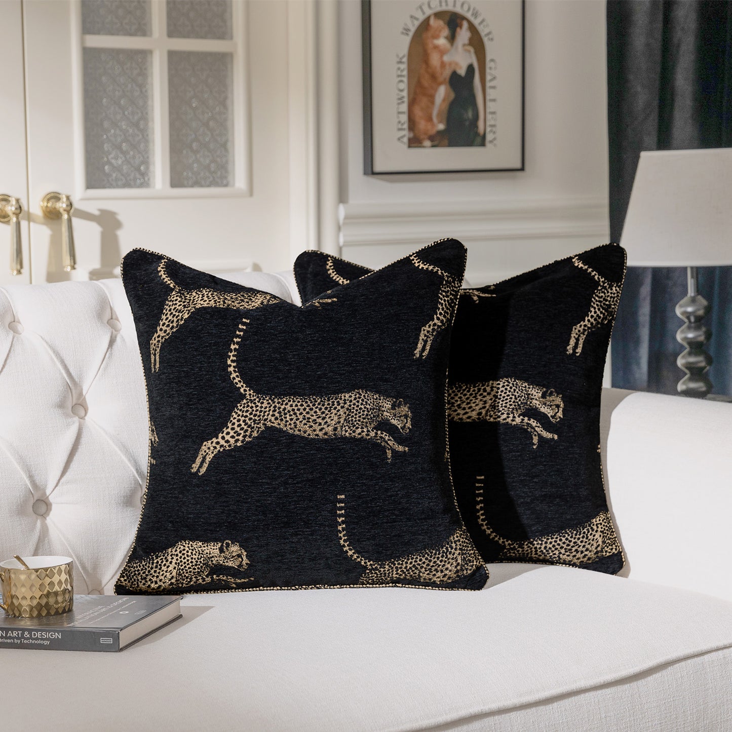 Leopard 20"x 20" Pillow Cover