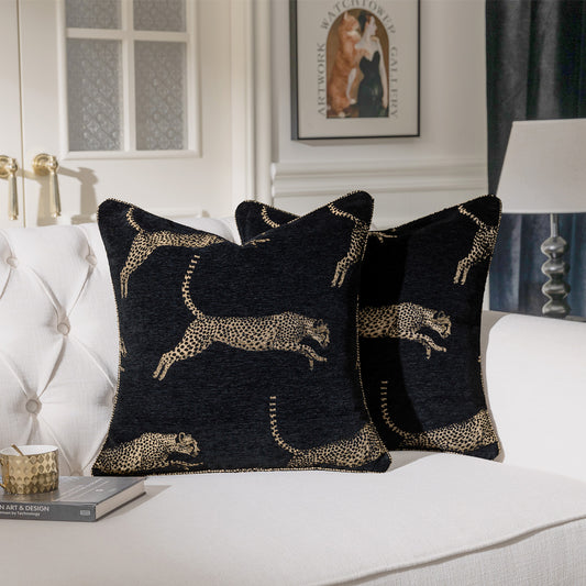 Leopard 20"x 20" Pillow Cover