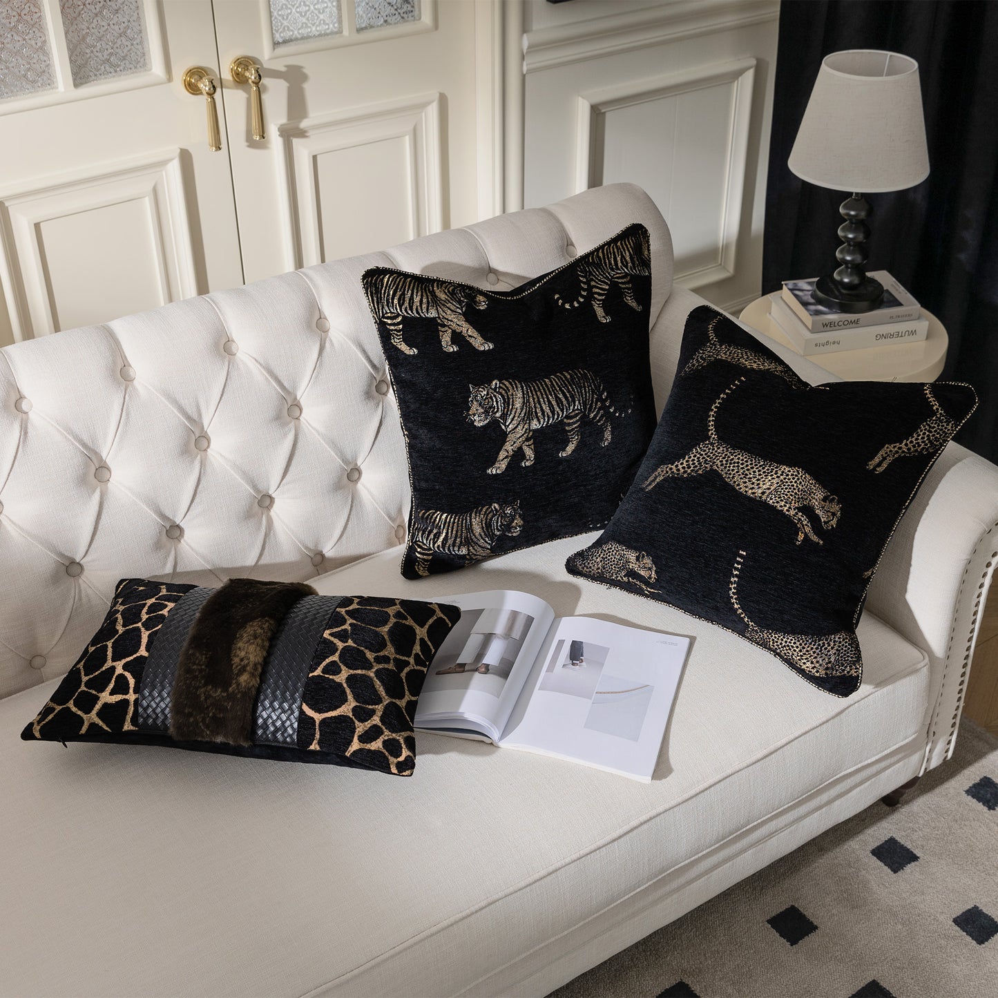 Leopard 20"x 20" Pillow Cover