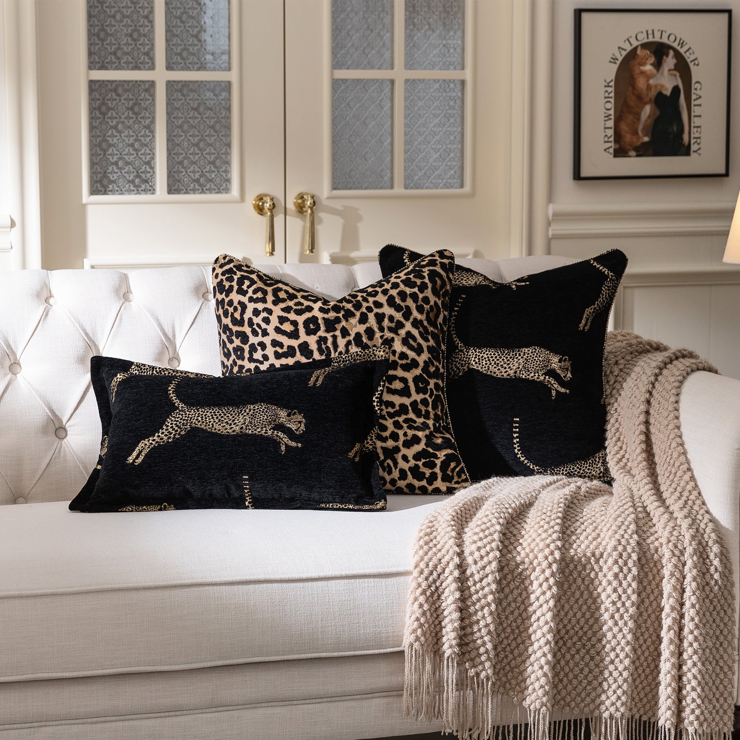 Leopard 13"x 20" Lumbar Pillow Cover