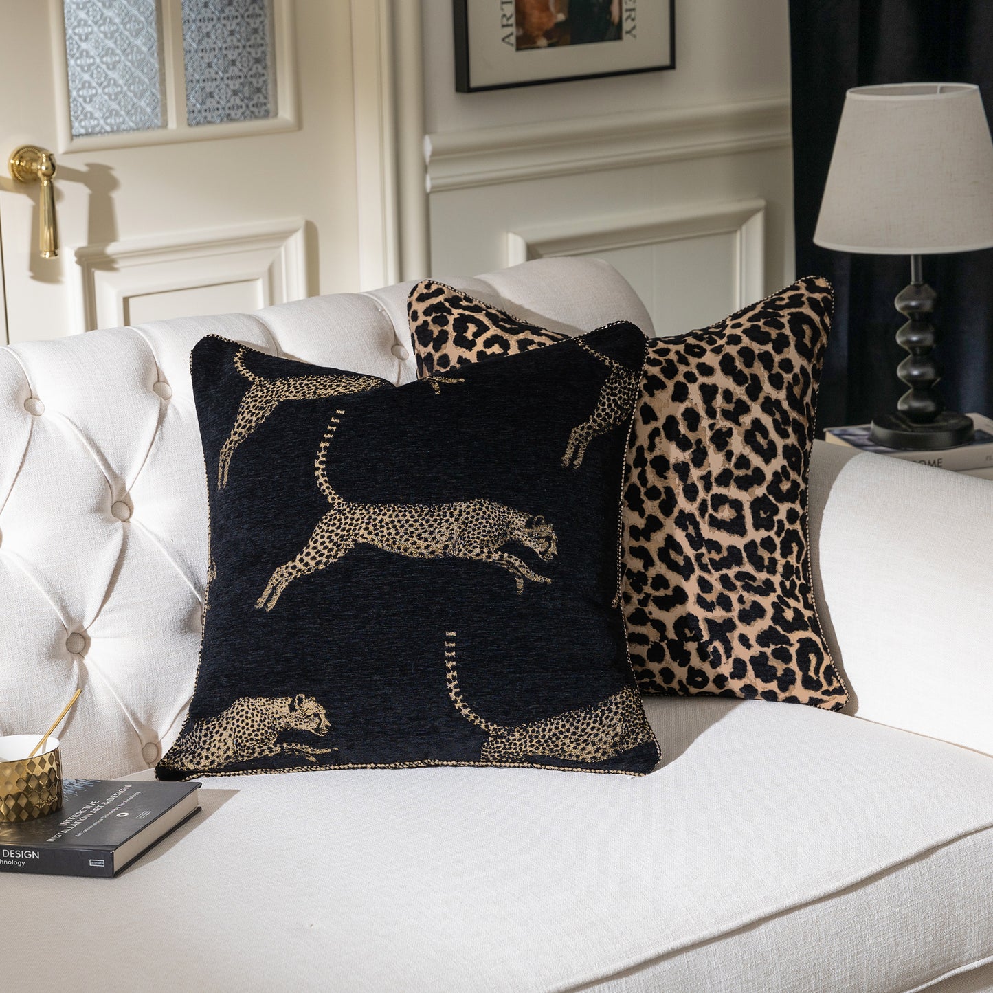 Leopard 20"x 20" Pillow Cover