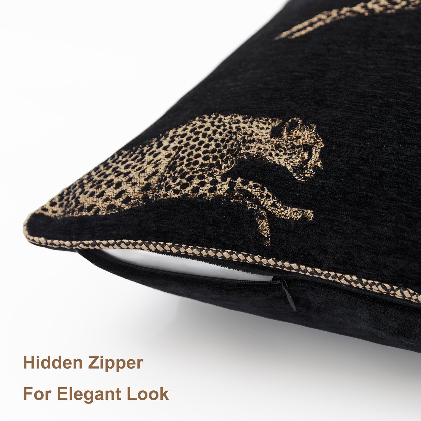 Leopard 20"x 20" Pillow Cover